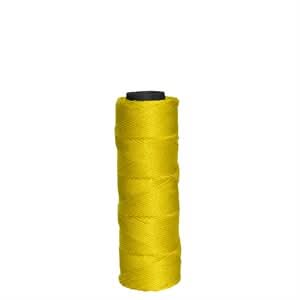 Bon 81-208 Line - Nylon #15 Twist - 1000 Foot Yellow Will not rot or mildew | Masonry Tool for Pros