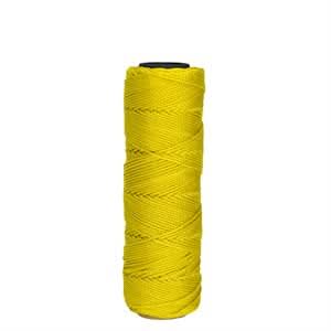Bon 11-134 Line - Nylon #18 Braided - 500 Foot Yellow #18 braided | Masonry Tool for Pros