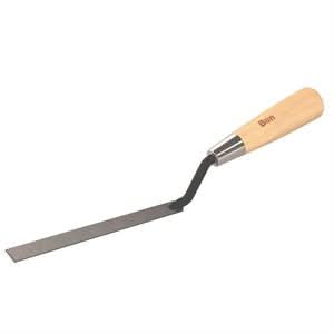 Bon Pro Plus 11-254 Caulking Trowel - 1/2" Wood Handle 7â long blade | Masonry Tool for Pros