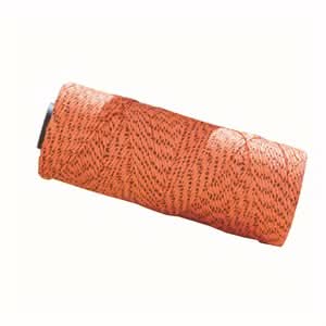 Bon Pro Plus 11-259 Line - Nylon #18 Bonded - 500 Foot Orange/Black Abrasion and alkali resistant | Masonry Tool for Pros