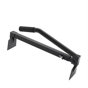 Bon 11-306 Brick Tongs -Squareuare Tube - Rubber Grip| Masonry Tool for Pros