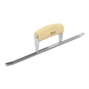 Bon Pro Plus 11-332 Sledrunner - Half Rnd 14" X 1/2" Wood Handle Turned up on both ends | Masonry Tool for Pros