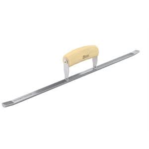 Bon Pro Plus 11-333 Sledrunner - Half Rnd 14" X 5/8" Wood Handle Turned up on both ends | Masonry Tool for Pros