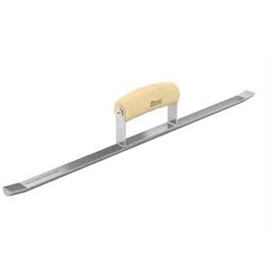 Bon Pro Plus 11-337 Sledrunner - Half Rnd 20" X 3/4" Wood Handle Turned up on both ends | Masonry Tool for Pros