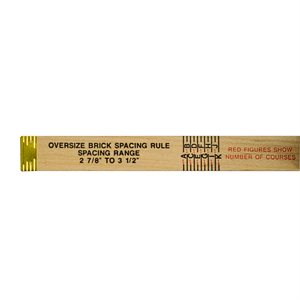 Lufkin Bon 11-459 Rule - Wood - Oversize Brick - 6 ' | Layoutt Tool for Pros