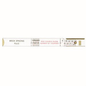 Lufkin Bon 11-463 Rule - Wood - Brick Spacing - 6 ' | Layoutt Tool for Pros