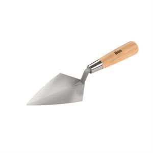 Bon 11-628 Pointing Trowel - Carbon Steel 5 1/2" X 2 1/2" Wood Handle nan | Masonry Tool for Pros
