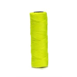Bon 81-195 Line - Nylon #15 Twist - 1000 Foot Neon Yellow Will not rot or mildew | Masonry Tool for Pros