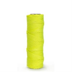 Bon 11-877 Ezc Line - Nylon #18 Braided - 500 Foot Neon Yellow #18 braided | Masonry Tool for Pros