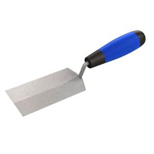 Bon 11-933 Margin Trowel - Carbon Steel 6" X 2" Comfort Grip Handle nan | Masonry Tool for Pros