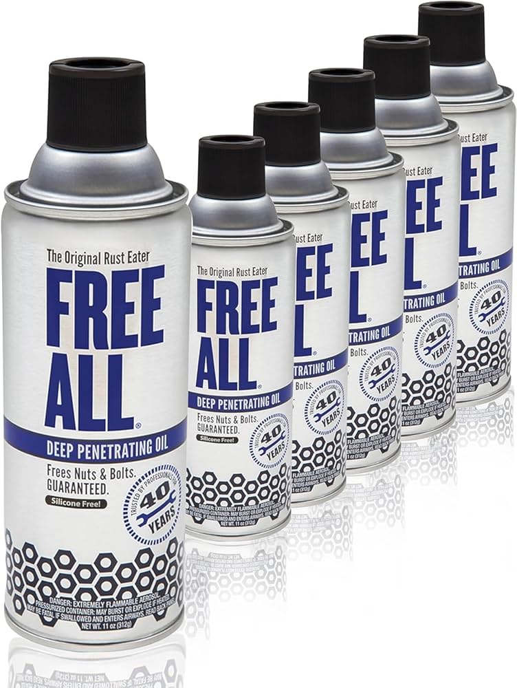 11 oz Free All Deep Penetrating Oil - Powerful Lubricant for All Your Industrial Needs - Bayou Tool
