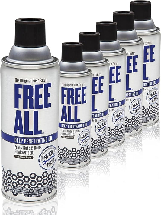 11 oz Free All Deep Penetrating Oil - Powerful Lubricant for All Your Industrial Needs - Bayou Tool
