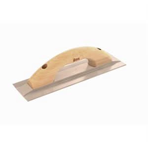 Bon 12-182 Mag Float -Square End - 12" X 3 1/8" Wood Handle Perfect balance and feel | Concrete Tool for Pros