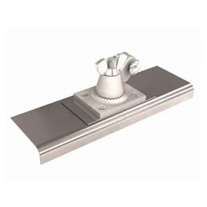 Bon 12-284 Walk Edger - Stainless Steel All Angle 10" X 3" - 3/8" Radius 3/4" Lip 10" long x 3" wide | Concrete Tool for Pros