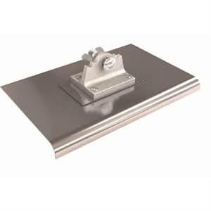 Bon 12-287 Walk Edger - Stainless Steel Flip Flop 10" X 6" - 1/2" Radius 5/8" Lip 10" long x 6" wide | Concrete Tool for Pros