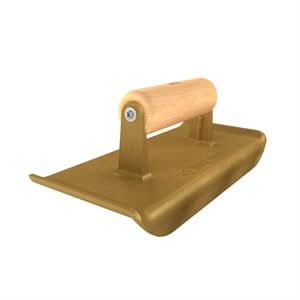 Bon 12-581 Edger - Bronze 9" X 4" - 1/4" Radius X 3/4" Lip Wood Handle nan | Concrete Tool for Pros