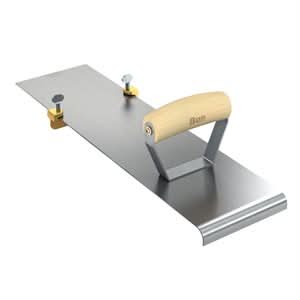 Bon 12-609 Edger/Groover - 18" - 3/4" Bit - 1/2" Radius Wood Handle Patent #: D775508 | Concrete Tool for Pros