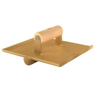 Bon 12-790 Groover - Bronze 8" X 8" Bit 3/4" X 1/4" Wood Handle Matching walking tools available | Concrete Tool for Pros