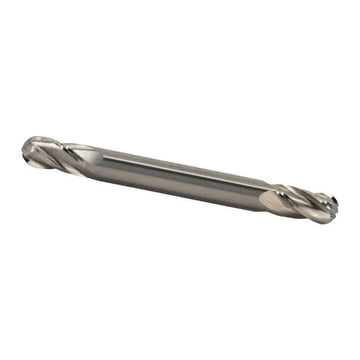 1/2" Carbide 4 Flute Double End Stub Ball End Mill - High Performance & Durable Cutting Tool | Drill America - Bayou Tool
