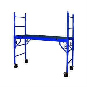 Bon 14-480 Interior Scaffold - 6 Foot Easy one-man assembly and height adjustments | Masonry Tool for Pros