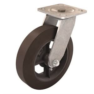 Bon 15-303 Caster - 8" Solid Rubber Swivel nan | Masonry Tool for Pros