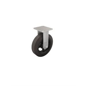 Bon 15-304 Caster - 8" Solid Rubber Rigid nan | Masonry Tool for Pros