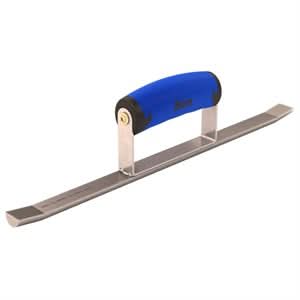 Bon Pro Plus 21-314 Sledrunner - Half Rnd 14" X 3/4" Comfort Grip Handle Turned up on both ends | Masonry Tool for Pros