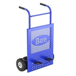 Bon Pro Plus 21-398 Brick Cart Flat Free Tires One person can handle 100 bricks | Masonry Tool for Pros