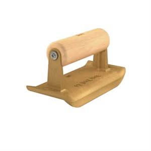 Bon 22-101 Edger - Bronze 6" X 3" - 3/8"Rad X 1/2" Lip Wood Handle Won't dig into concrete | Concrete Tool for Pros