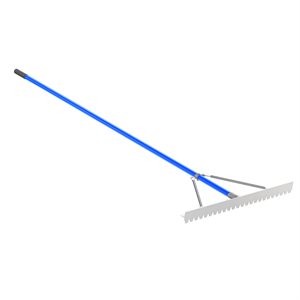 Bon 22-236 Roofing Lute Rake - Aluminum 36" - 8 Foot Aluminum Handle Equipped with reinforcement braces | Roofing Tool for Pros