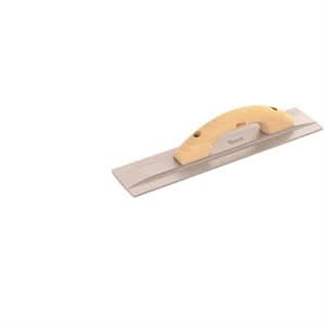 Bon 22-633 Mag Float - 16" X 3 1/2" Wood Handle Perfect balance | Concrete Tool for Pros