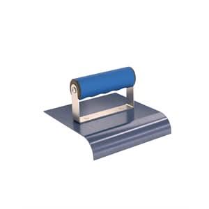 BonTradeTough 22-730 Edger - Blue Steel 6" X 6" - 1" Radius 1 1/8" Lip Comfort Grip Handle (12-Pack) | Concrete Tool for Pros - Pack of 12