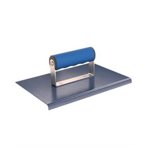 BonTradeTough 22-732 Edger - Blue Steel 9" X 6" - 1/4" Radius 3/8" Lip Comfort Grip Handle | Concrete Tool for Pros