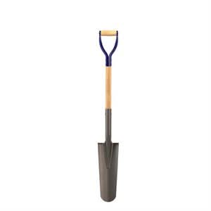 Bon 28-106 Drain Spade - 33" D Wood Handle | General Construction Tool for Pros