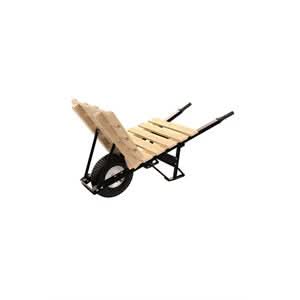 Bon Pro Plus 28-912 Brick & Tile Barrow - Single Knobby Tire | Masonry Tool for Pros
