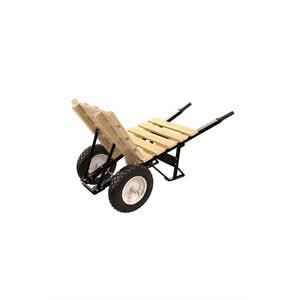 Bon Pro Plus 28-917 Brick & Tile Barrow - Double Flatfree Tire | Masonry Tool for Pros