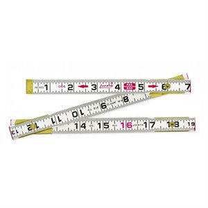 Lufkin Bon 34-109 Flat Reading Wood Rule 6 ' | Layoutt Tool for Pros