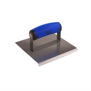Bon 62-418 Edger - Stainless Steel 6" X 6" - 1/4" Radius X 3/8" Lip Comfort Grip Handle 6" long x 6" wide edger | Concrete Tool for Pros