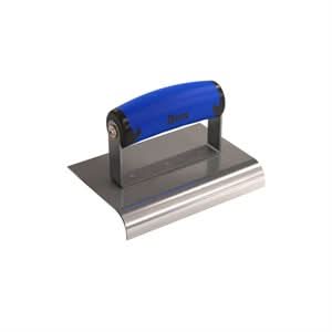 Bon 62-443 Edger - Stainless Steel 6" X 4" - 3/4" Radius X 7/8" Lip Comfort Grip Handle 6" long x 4" wide edger | Concrete Tool for Pros