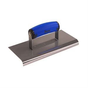 Bon 62-455 Edger - Stainless Steel 9" X 4" - 1/2" Radius X 5/8" Lip Comfort Grip Handle 9" long x 4" wide edger | Concrete Tool for Pros