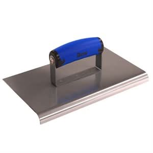 Bon 62-463 Edger - Stainless Steel 10" X 6" - 1/2" Radius X 5/8" Lip Comfort Grip Handle 10" long x 6" wide edger | Concrete Tool for Pros