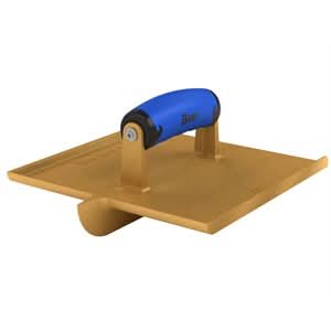 Bon 62-791 Groover - Bronze 8" X 8" Bit 1" X 3/8" Comfort Grip Handle Matching walking tools available | Concrete Tool for Pros