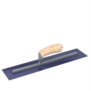 Bon Steel City 66-182 Finish Trowel - Square - Blue Steel - 18 X 4 - Wood Professional grade trowels | Concrete Tool for Pros