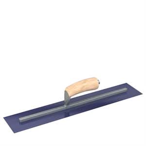 Bon Steel City 66-184 Finish Trowel - Square - Blue Steel - 20 X 4 - Wood Professional grade trowels | Concrete Tool for Pros