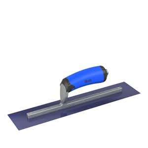 Bon Steel City 67-177 Finish Trowel - Square - Blue Steel - 14 X 3 - Comfort Grip Professional grade trowels | Concrete Tool for Pros