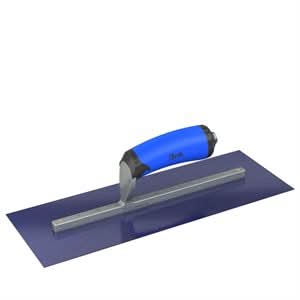 Bon Steel City 67-179 Finish Trowel - Square - Blue Steel - 14 X 5 - Comfort Grip Professional grade trowels | Concrete Tool for Pros
