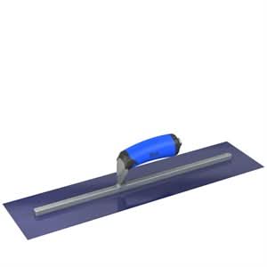 Bon Steel City 67-185 Finish Trowel - Square - Blue Steel - 20 X 5 - Comfort Grip Professional grade trowels | Concrete Tool for Pros