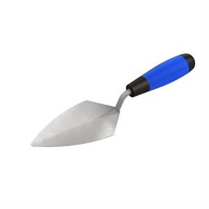 Bon 70-119 Pointing Trowel - Stainless Steel 5-1/2"" X 2 3/4" Comfort Grip Handle nan | Masonry Tool for Pros