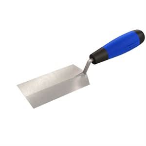 Bon 70-169 Margin Trowel - Stainless Steel 5" X 2" Comfort Grip Handle| Masonry Tool for Pros