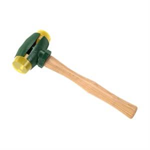 Garland 71-527 Urethane Split-Face Hammer, 2.75 Lbs Faces are replaceable  | Masonry Tool for Pros